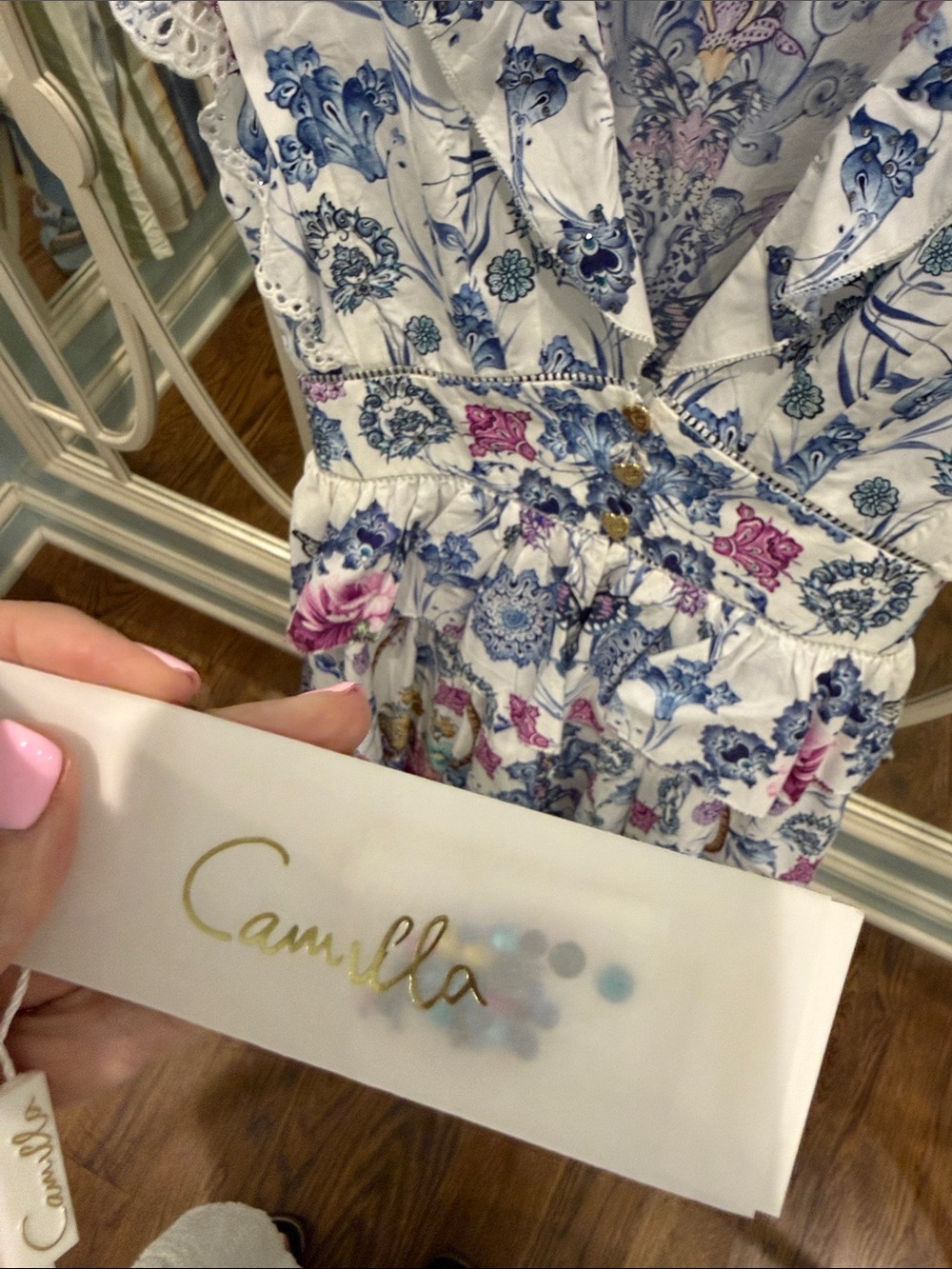 Camilla All About That Lace Floral Dress small Like New Worn Once - Picture 9 of 11
